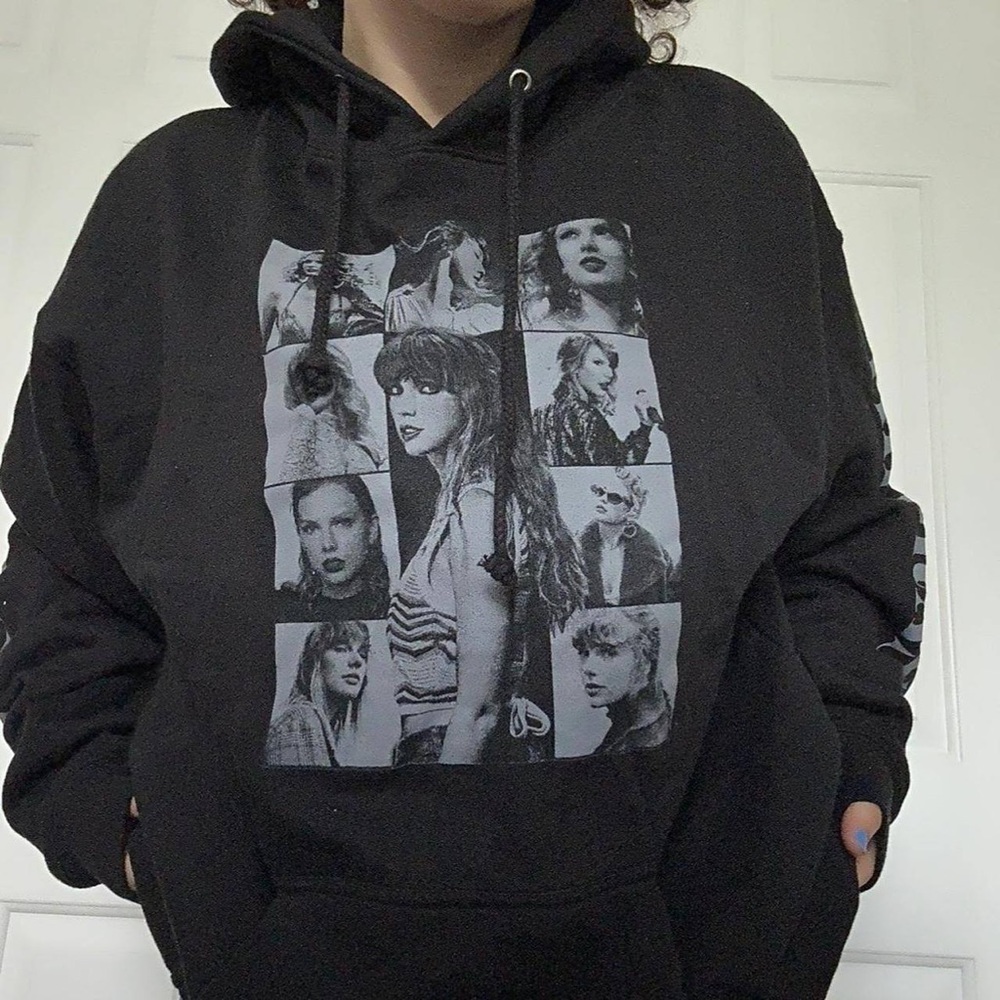 Taylor Swift Eras tour black sweatshirt/hoodie